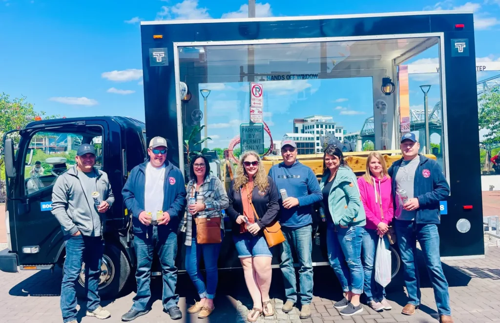 bachelorette party bus in Nashville